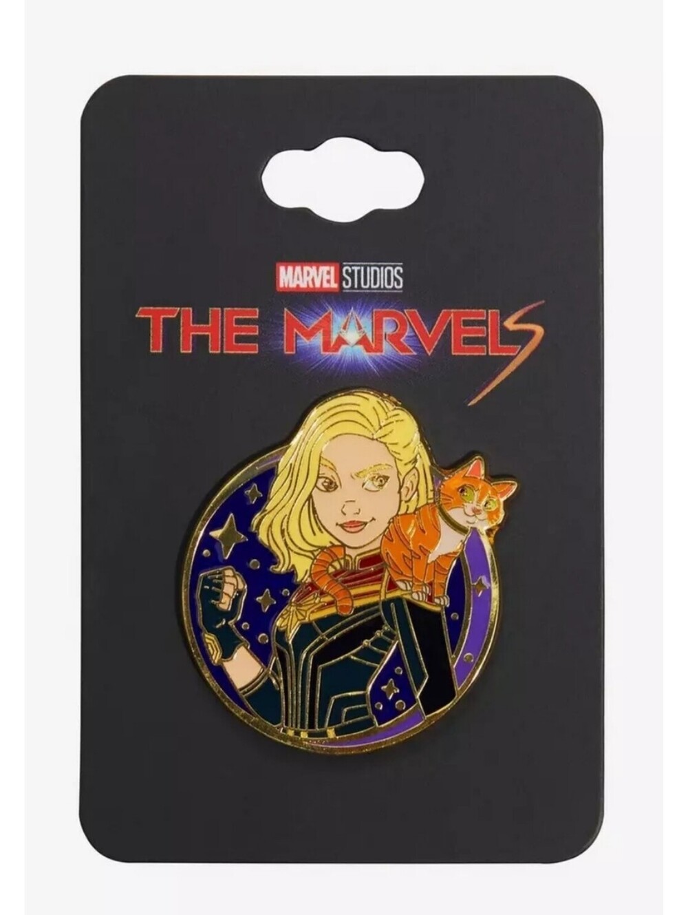Marvel The Marvels Carol Danvers & Goose Enamel Pin